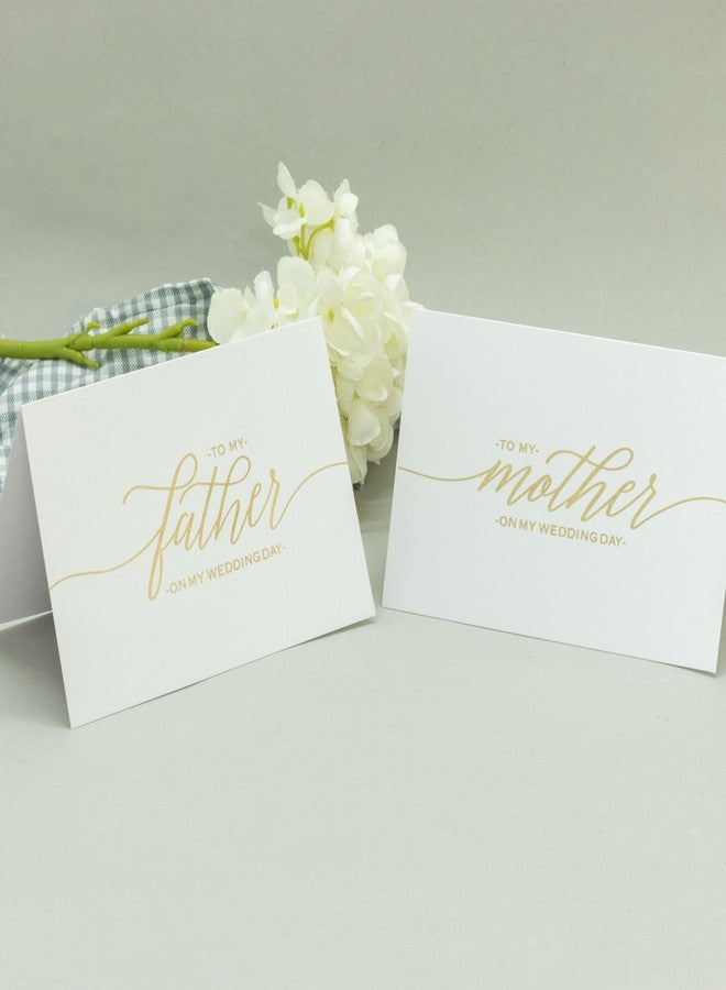 Confetti! Set of 2 Wedding Day Card for My Parents - To Mother and Father On My Wedding Day Card - Wedding Day Card Set for Mom And Dad - Image 4